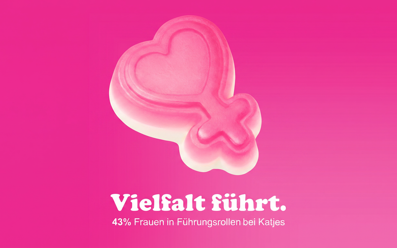 Vielfalt führt: 43% der Führungspositionen bei Katjes sind mit Frauen besetzt