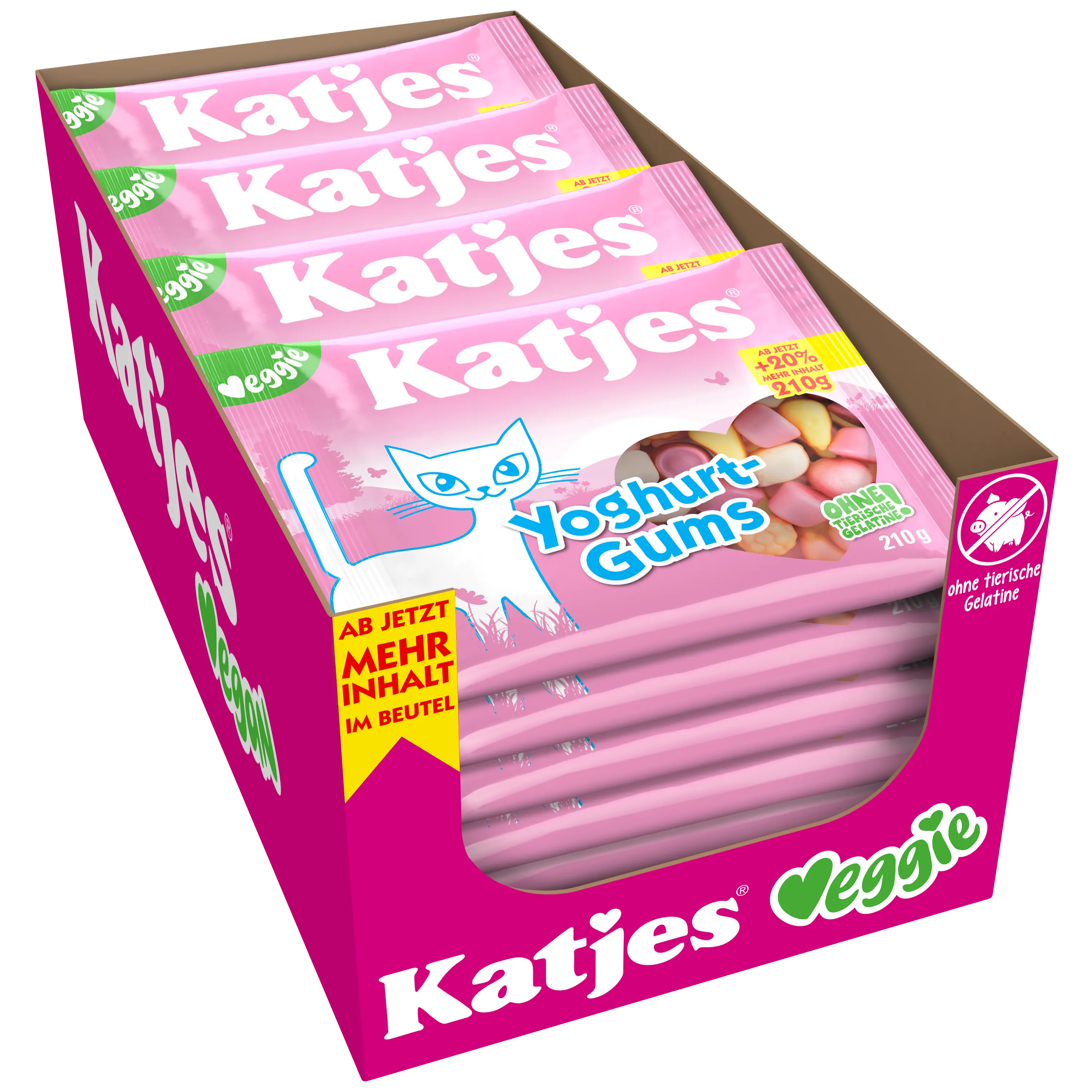 Yoghurt Gums 210g 20er Karton