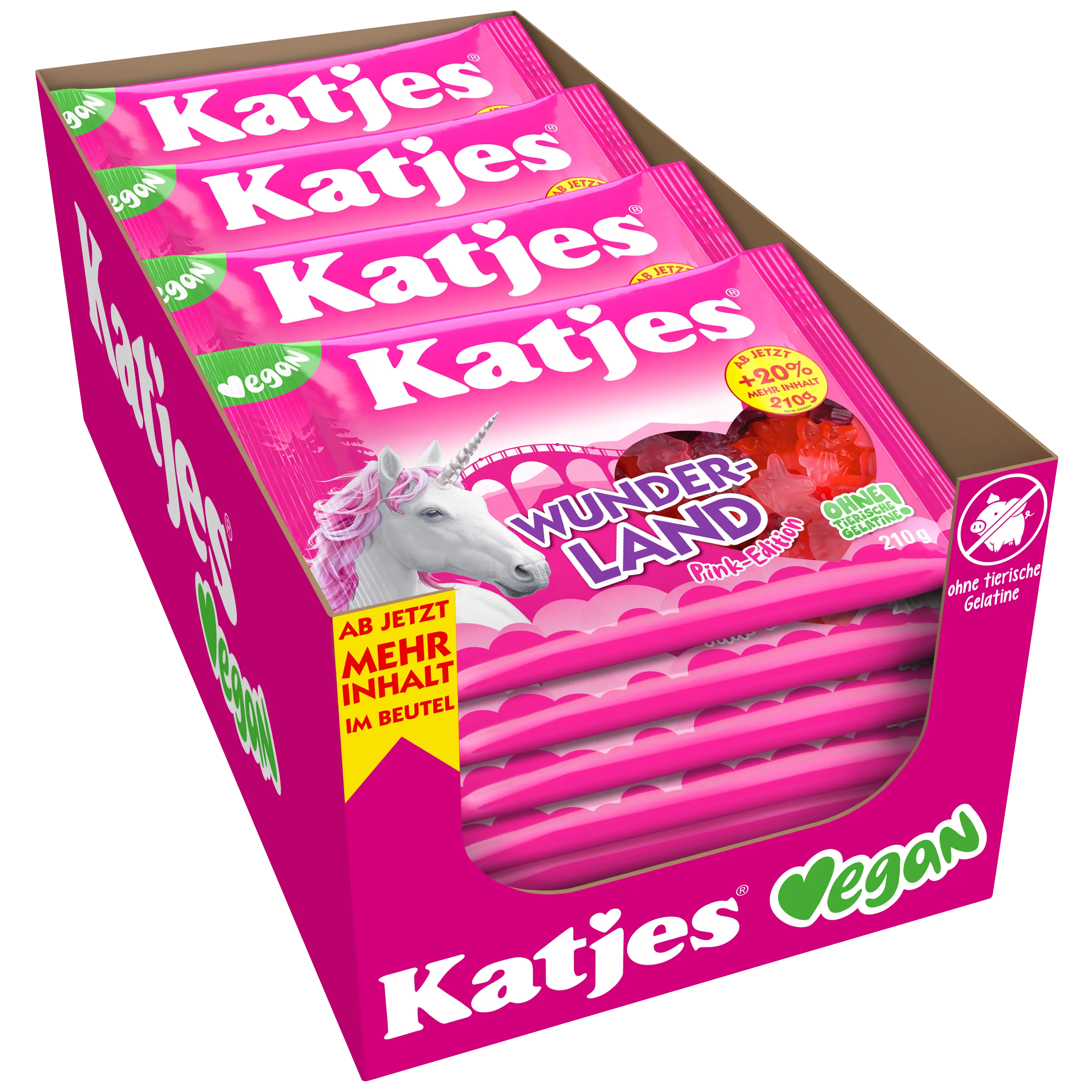 Wunderland Pink Edition 210g 20er Karton